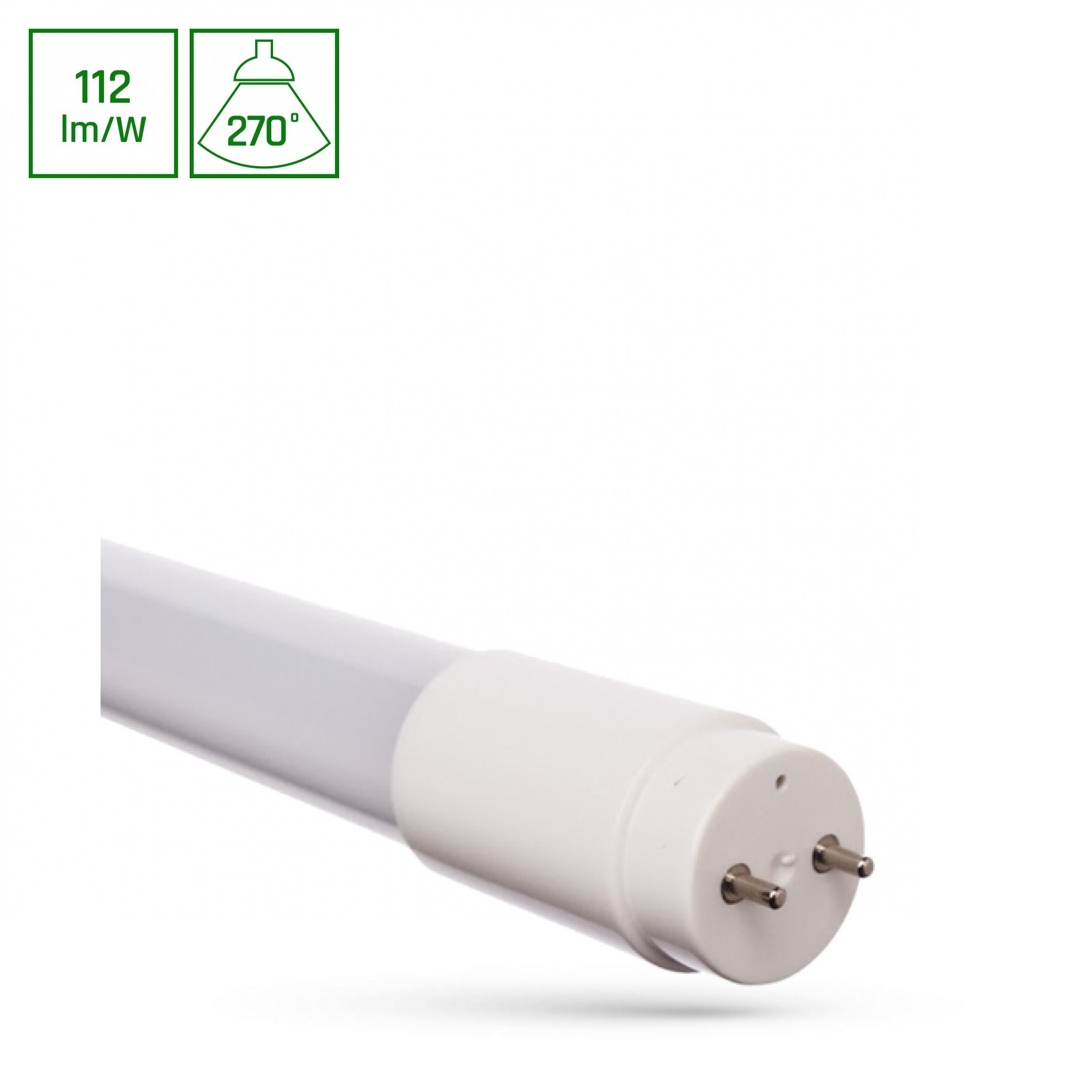 Spectrum LED-Leuchtmittel 25er Pack LED 120cm Röhre G13 Tube Glas T8 17W 1900lm Neutral 4000K, G13, Neutralweiß