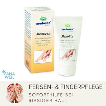 Medosan Fußcreme MedoFix Fersen- und Fingerpflege, gegen Schrunden, bei rissiger Haut