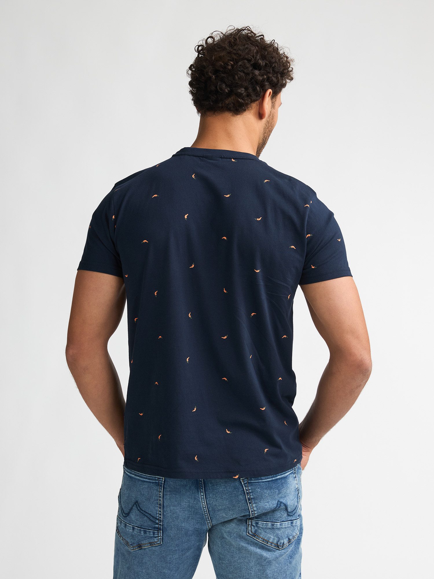 Petrol Industries T-Shirt Lava mit Allover-Print