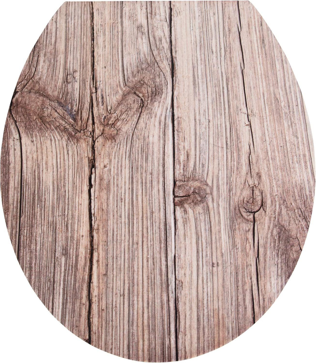 CORNAT WC-Sitz WC-Sitz Eiche Pflegeleichter Duroplast Quick up & Clean Funktion