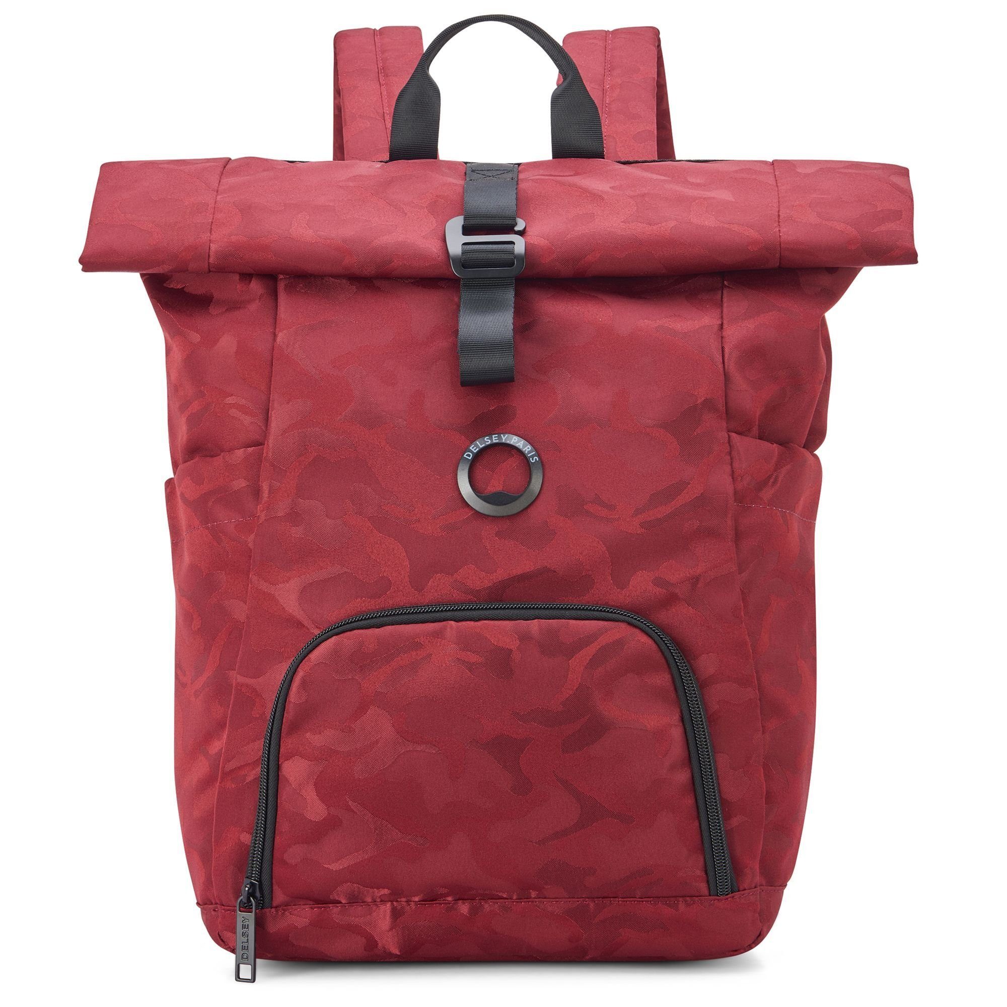 Delsey Daypack Citypak, Polyester rouge camouflage