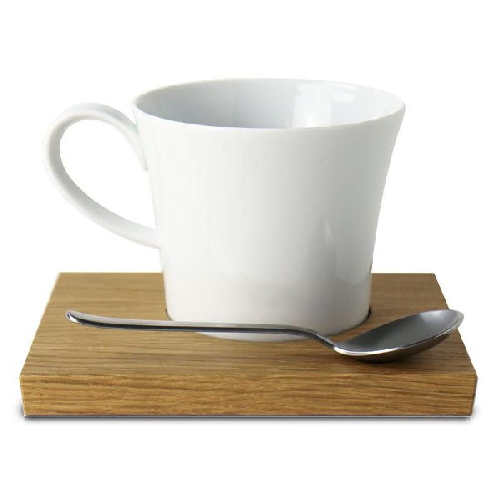 KPM Berlin Tasse Bürotasse mit Brett und Löffel Berlin (3-teilig)