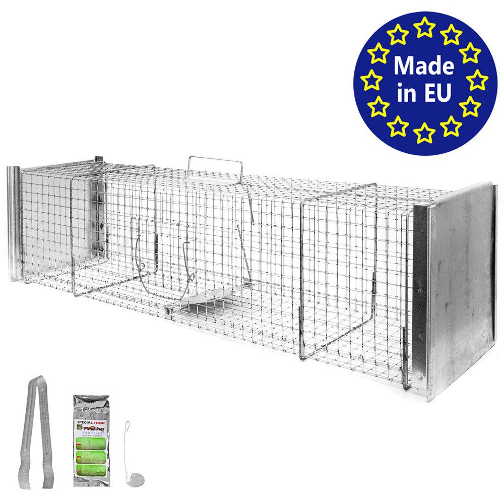 Lebendfalle Marderfalle Tierfalle Fuchsfalle Lebendfalle Waschbär 120x31x29 cm