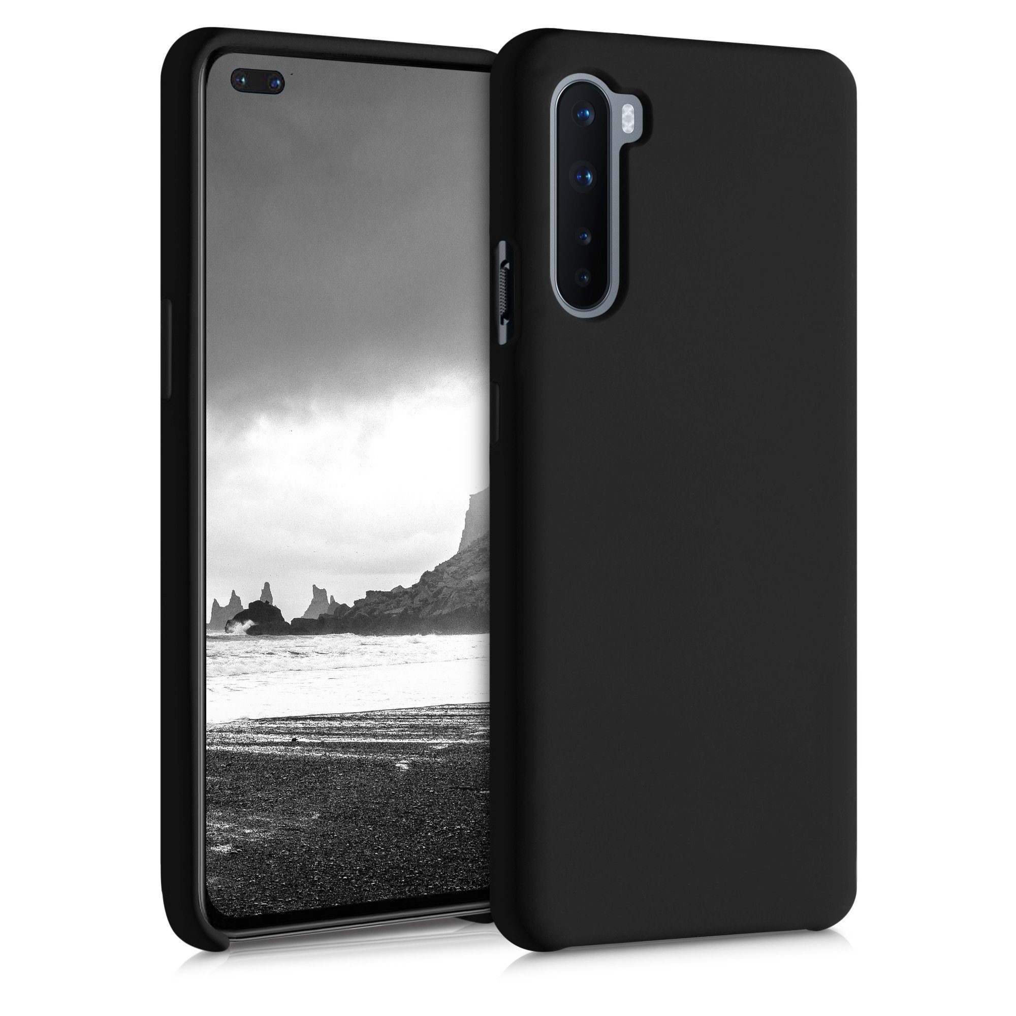 kwmobile Handyhülle Handyhülle für OnePlus Nord Hülle, Weiches Handy Silikon Case - Schutzhülle Cover