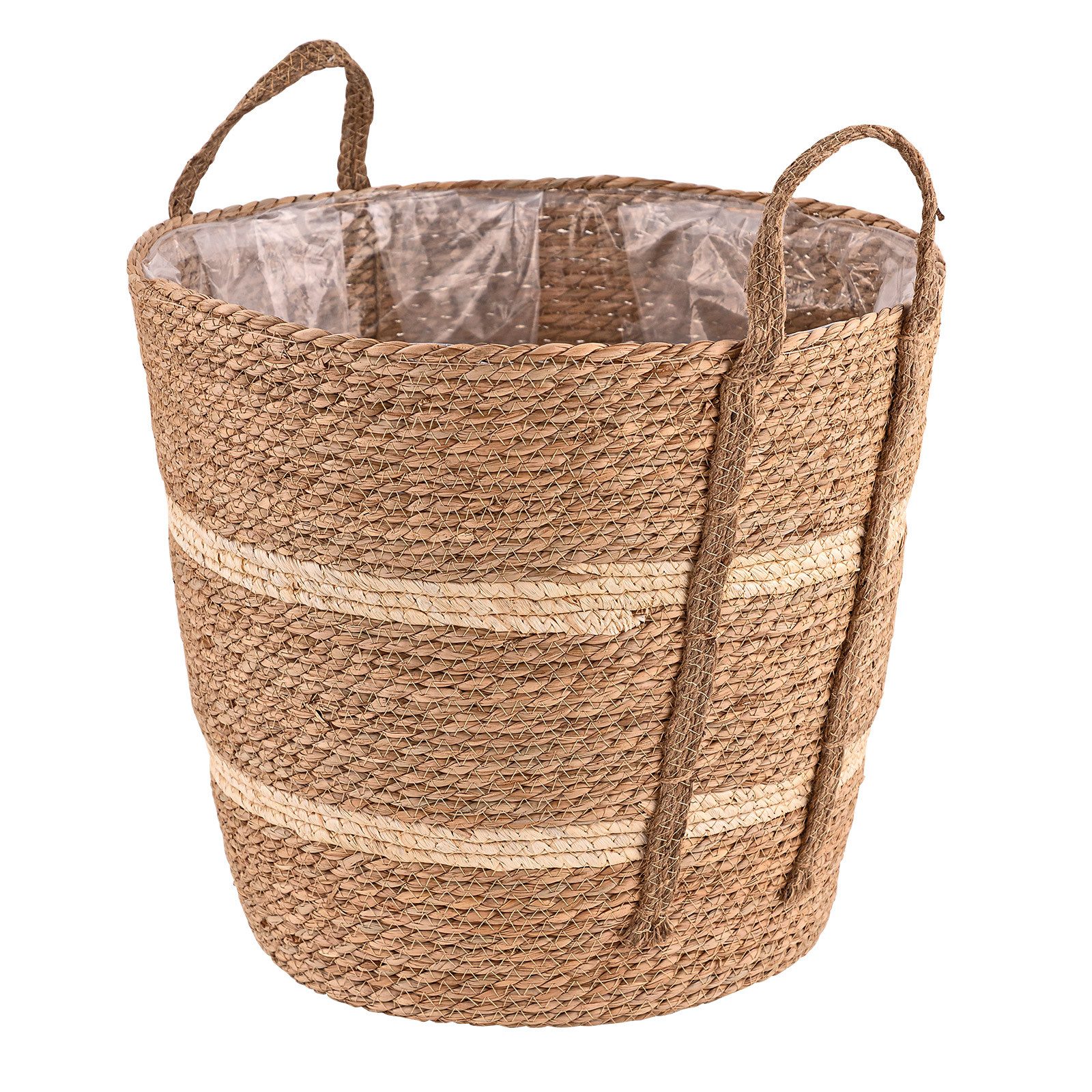 Weidenkorb Pflanzkorb Seasons 45 cm mit Folie