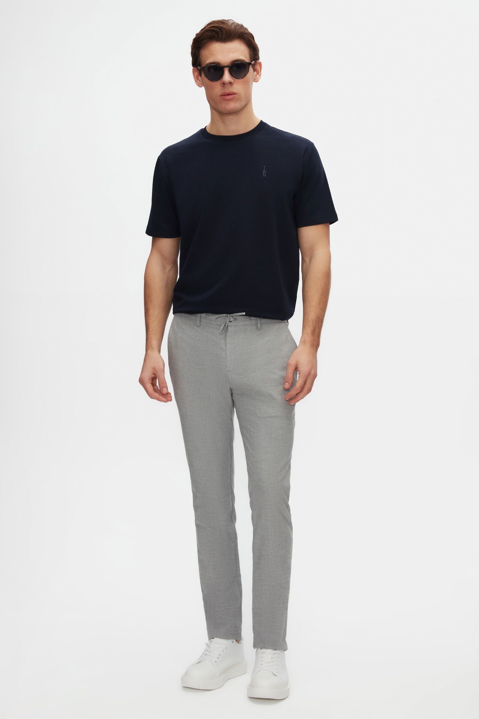 D'S DAMAT T-Shirt Twn Slim Fit bedrucktes T-Shirt