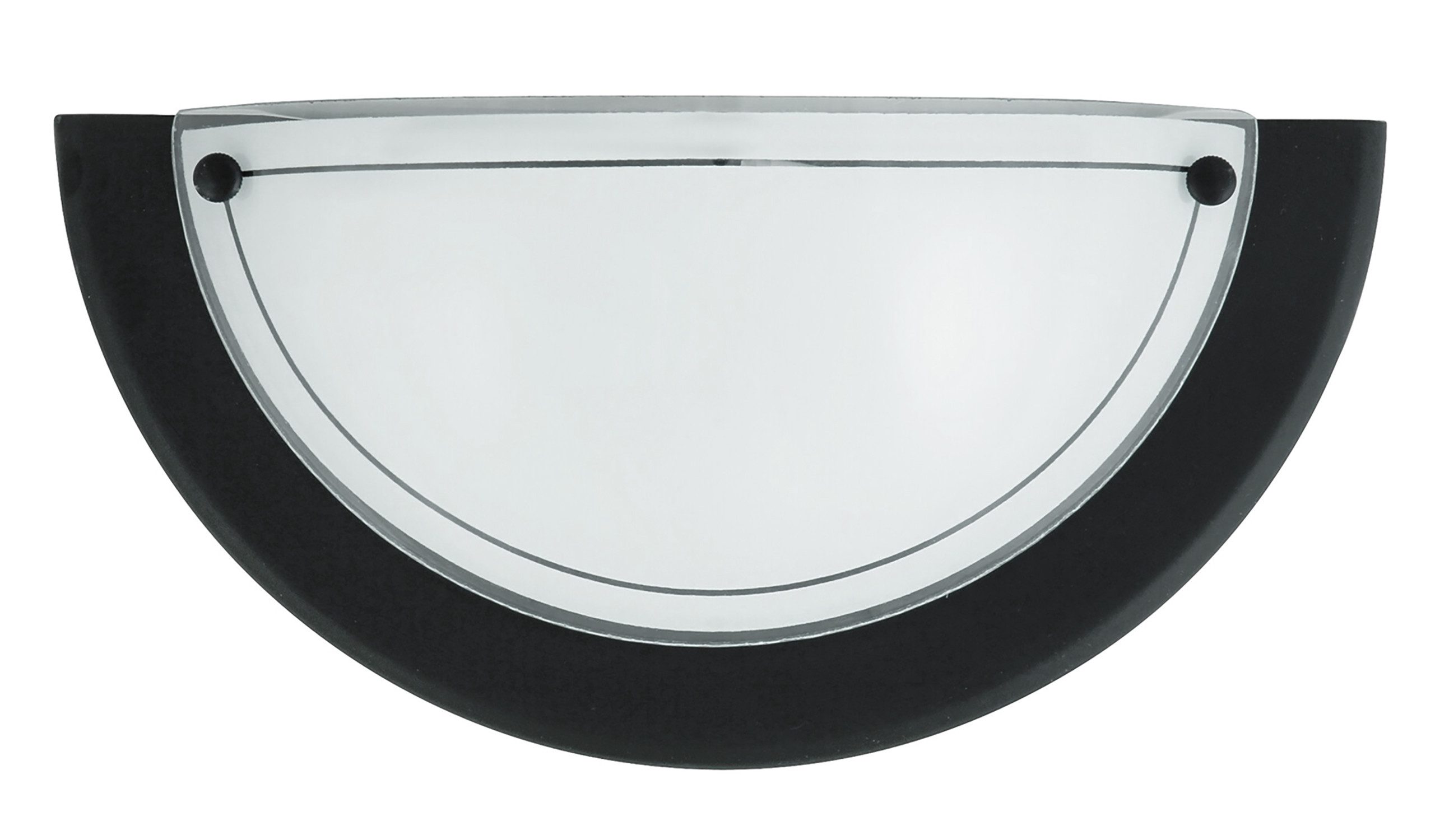 Rabalux Wandleuchte "Ufo" Metall, schwarz, rund, günstig online kaufen