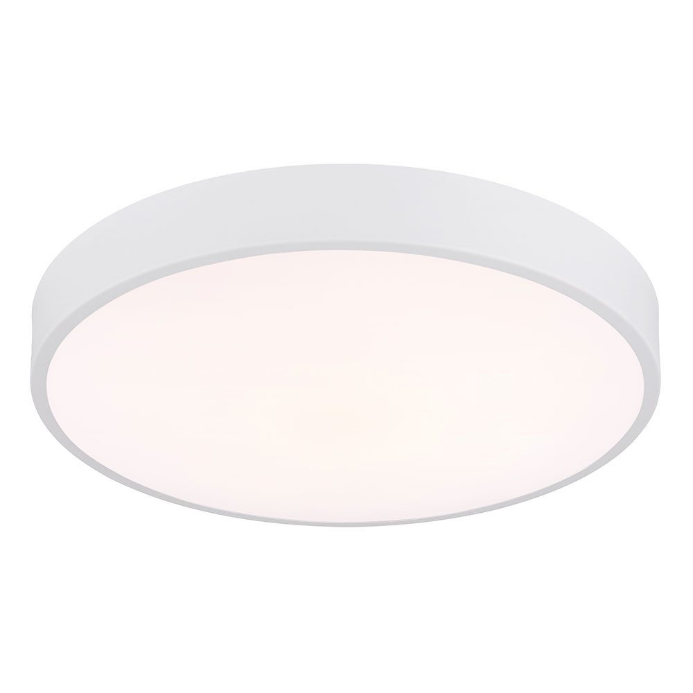 GLOBO LIGHTING LED Deckenleuchte, LED-Leuchtmittel fest verbaut, Farbwechsel, Neutralweiß, Kaltweiß, Warmweiß, Tageslichtweiß, LED Deckenleuchte Deckenlampe Wohnzimmerlampe Metall weiß CCT