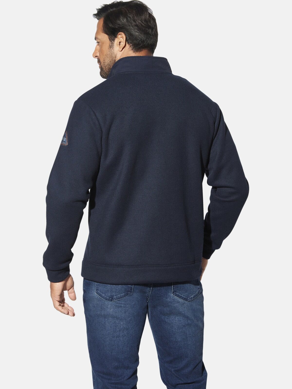 Jan Vanderstorm Sweatjacke HALSTROM mit Brusttasche