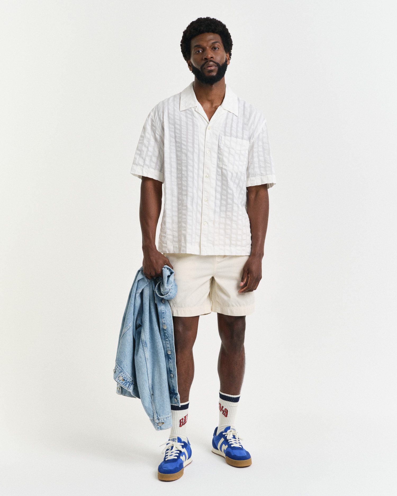 Gant Bermudas Sunfaded Regular Fit Shorts mit Kordelzug