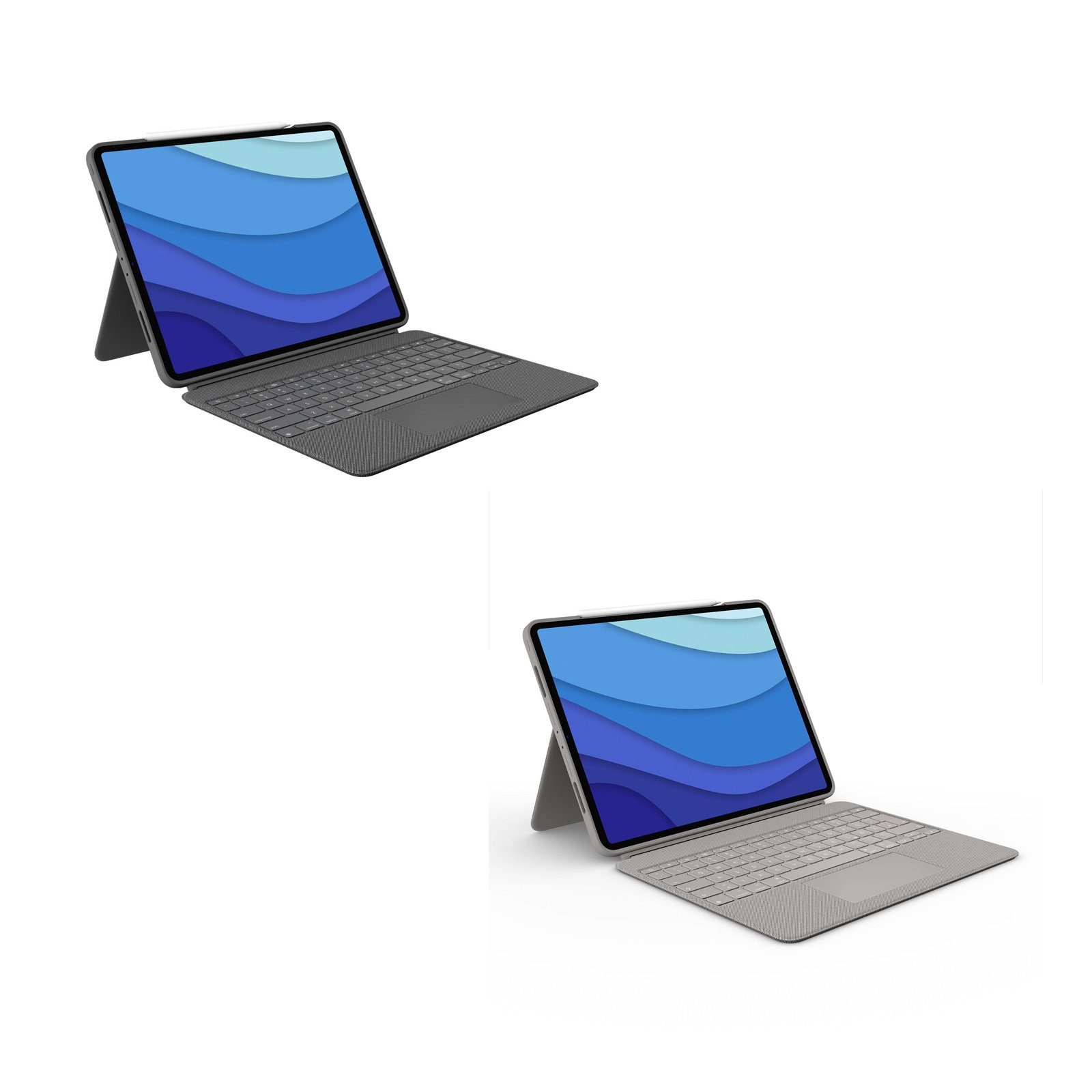 Logitech Combo Touch für iPad Pro PC-Tastatur (Tippen wie auf dem Notebook)