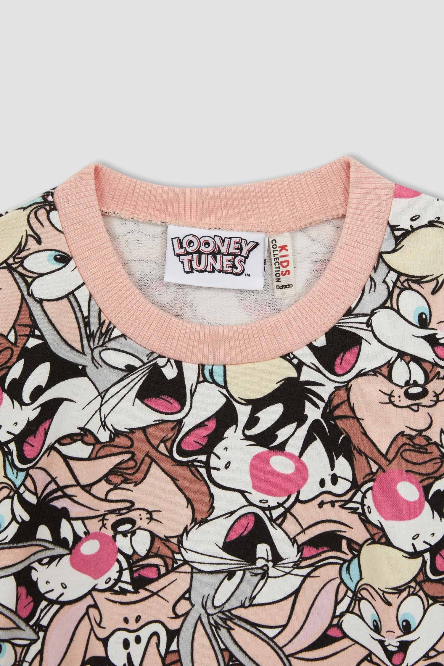 Kinder Kids (Gr. 92 -146) DeFacto Sweatshirt Mädchen Sweatshirt REGULAR FIT Looney Tunes