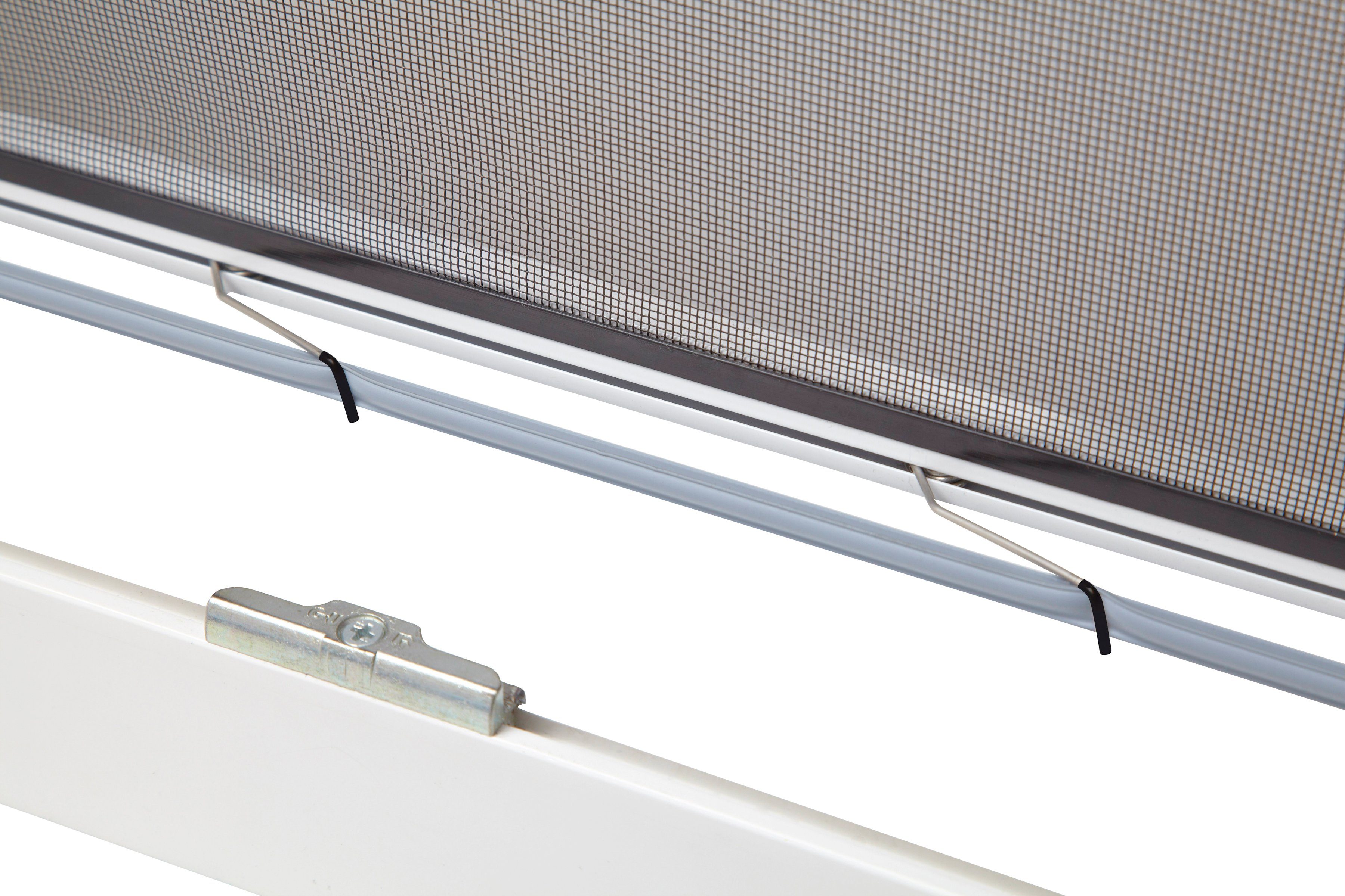 hecht international Insektenschutz-Fensterrahmen Basic, BxH: 120x140 cm, kürzbar