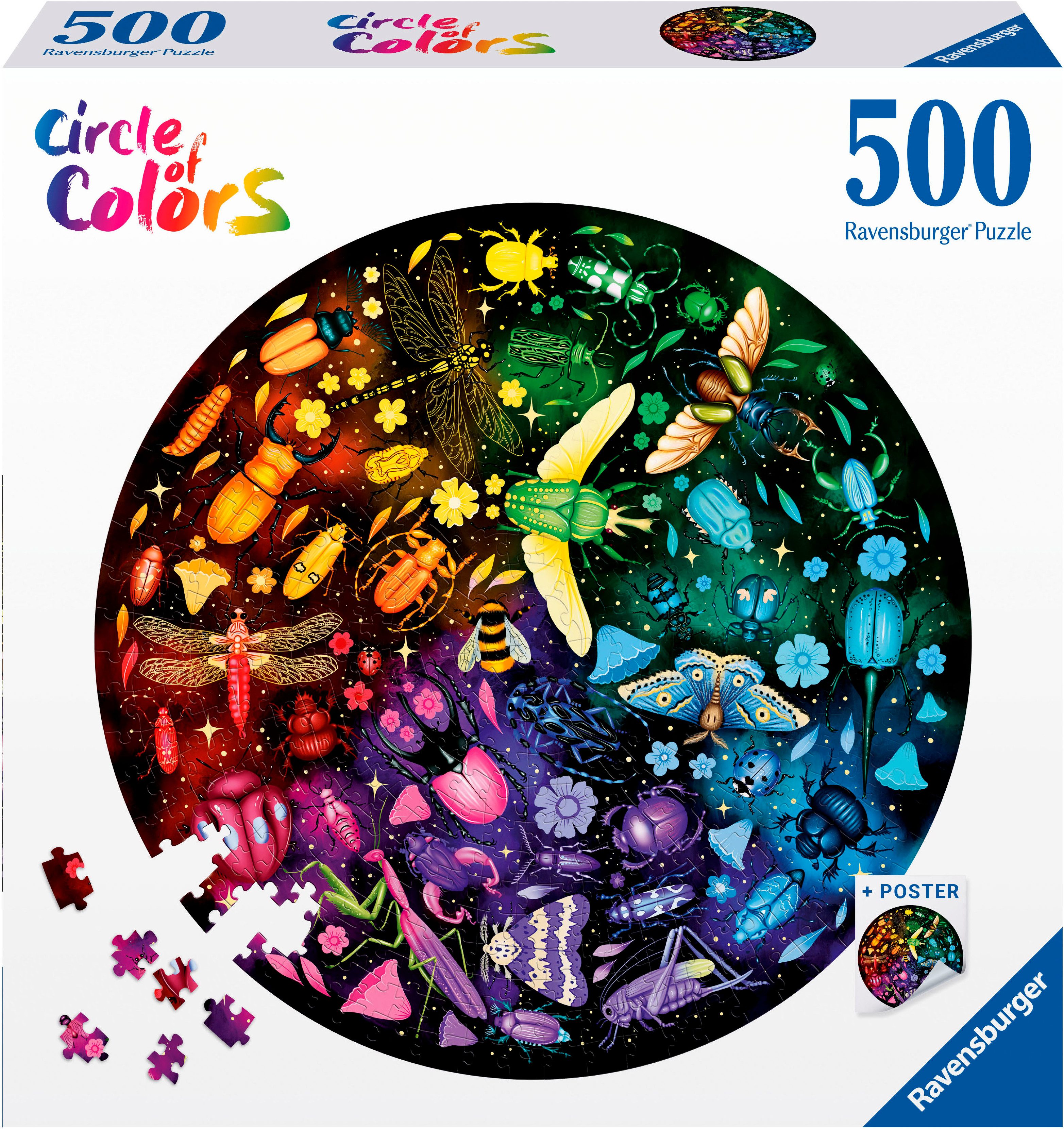 Ravensburger Puzzle Insekten, 500 Puzzleteile, Made günstig online kaufen