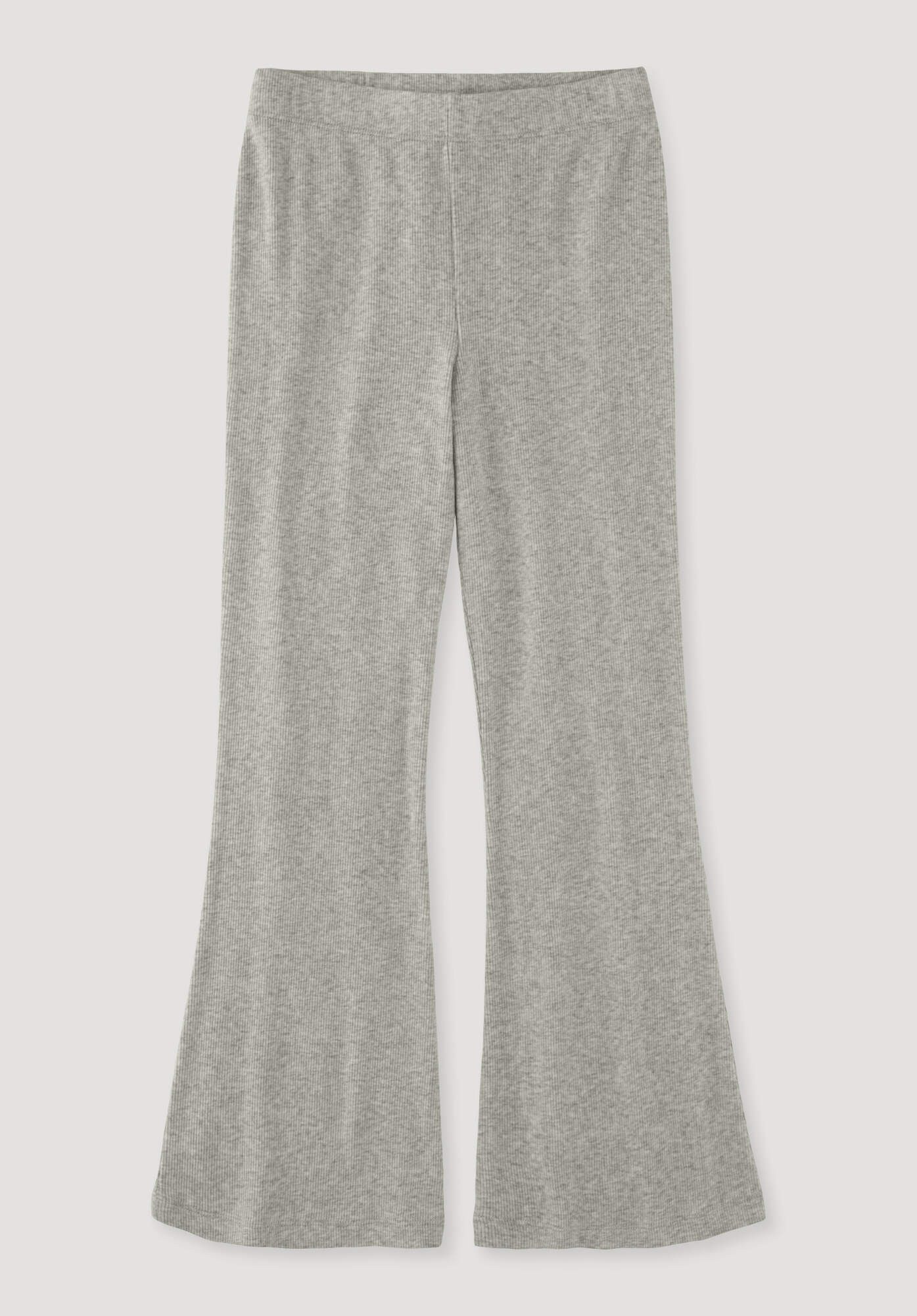Hessnatur Leggings Flared aus Bio-Baumwolle (1-tlg)