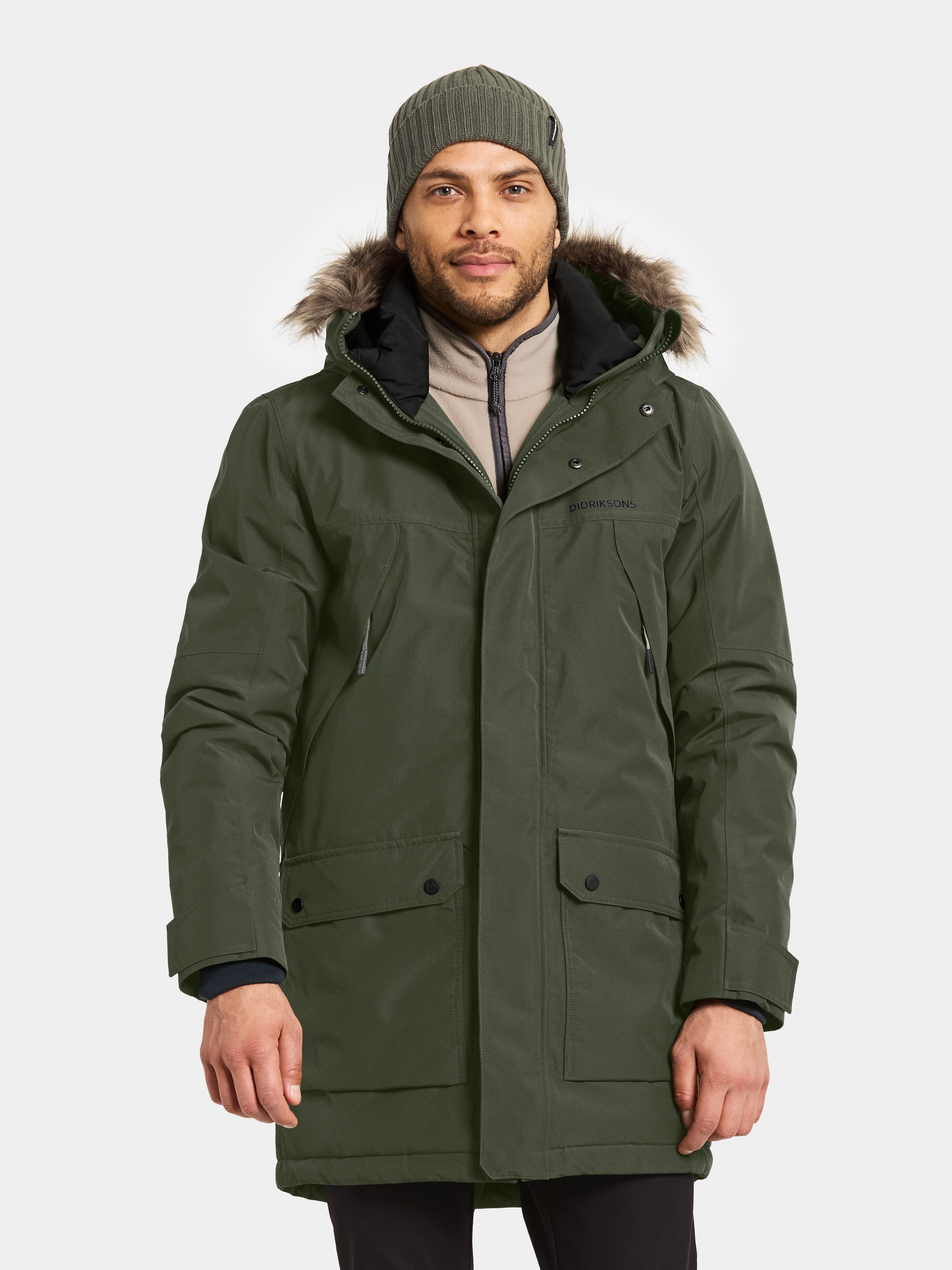Didriksons Outdoorjacke DIDRIKSONS Rick Parka Deep Green