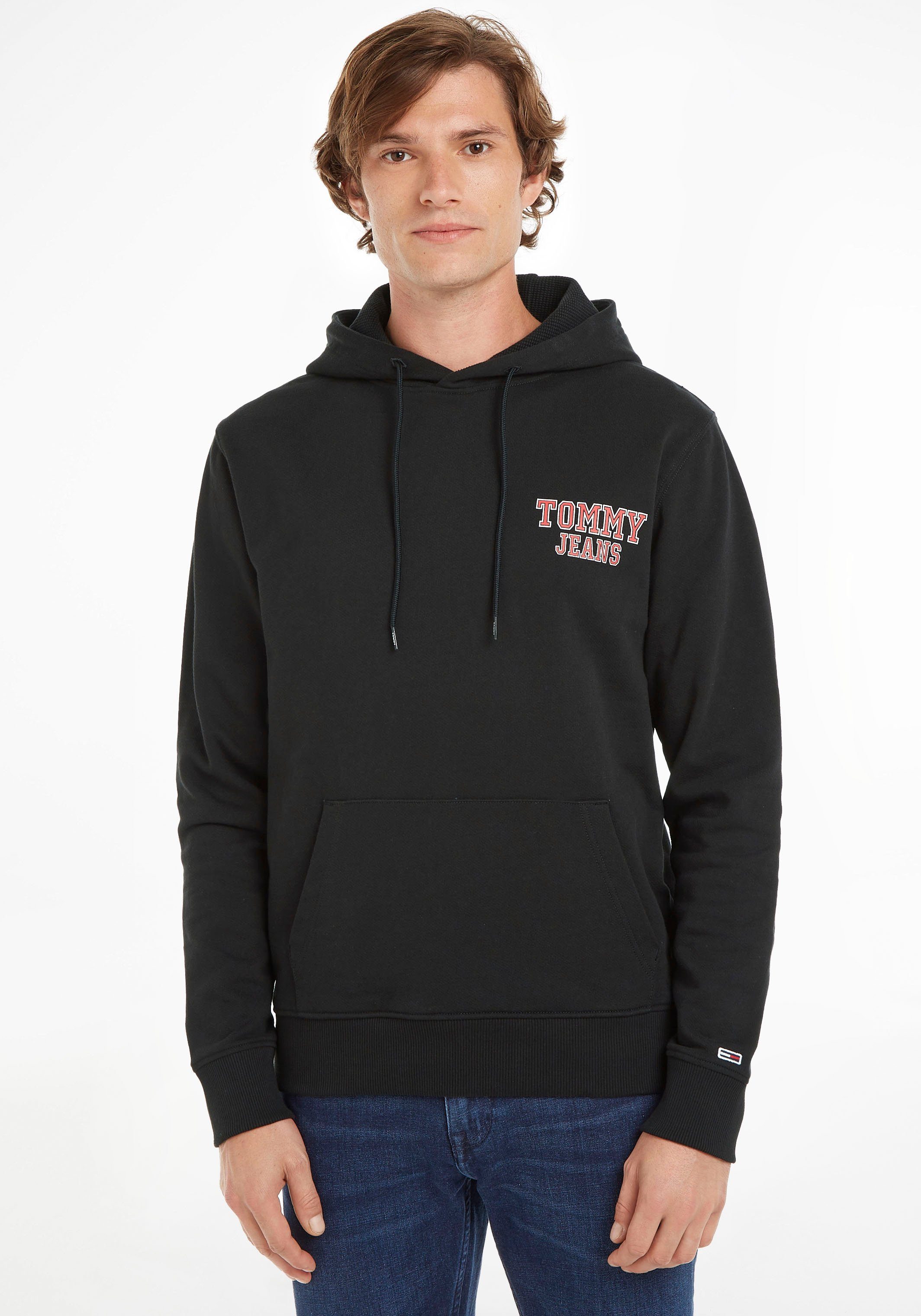 Tommy Jeans Kapuzensweatshirt TJM HOODIE mit ENTRY Kapuze Black REG GRAPHIC