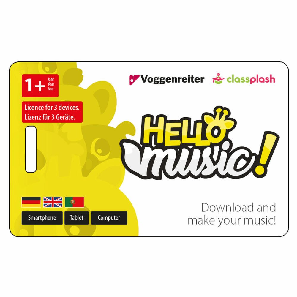 Voggenreiter Maraca Hello Music Maracas-Set, 3-tlg.