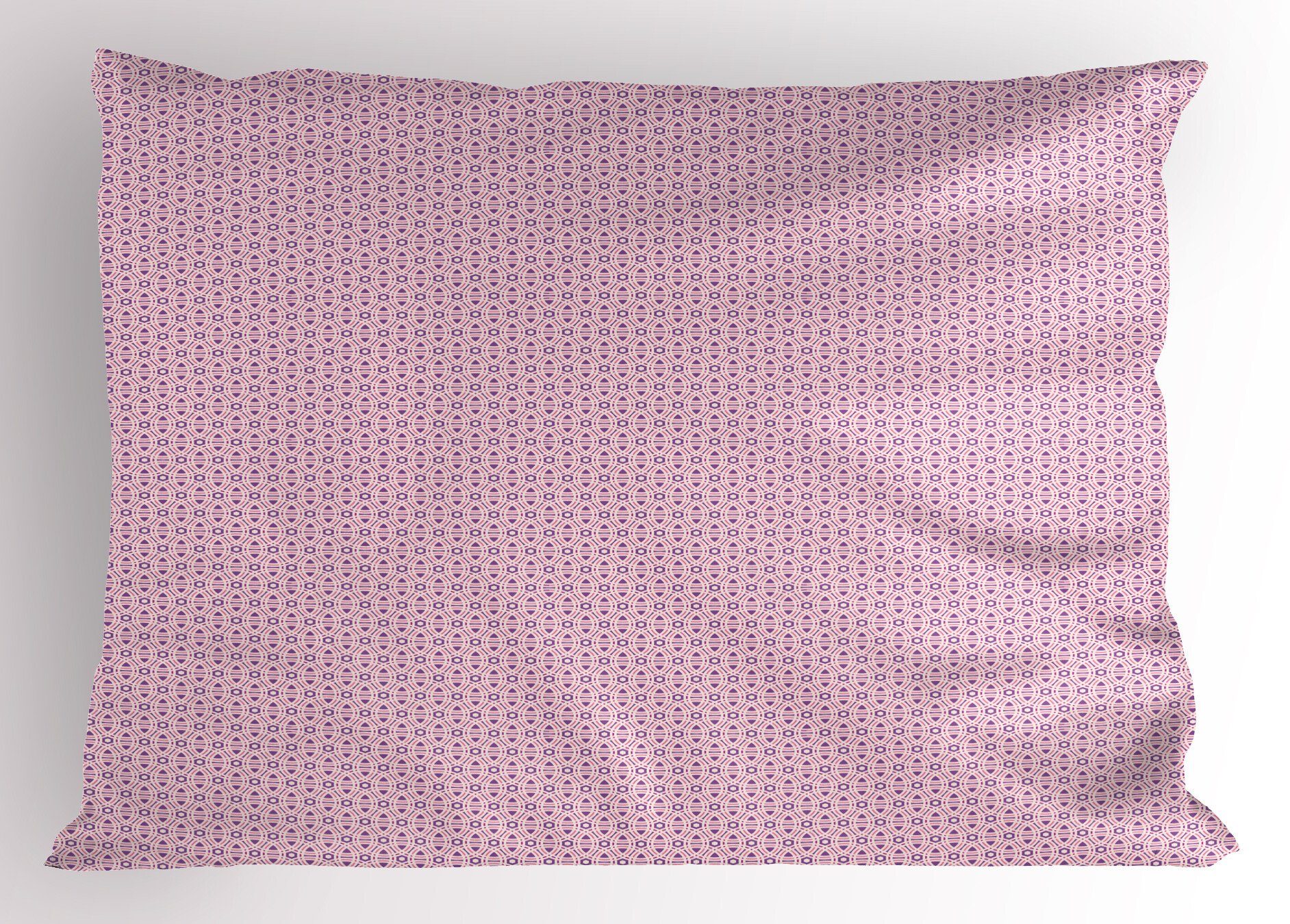 Kissenbezüge Dekorativer Standard King Kissenbezug, Abakuhaus (1 und Geometrisch Size Hexagone Stück), Kunst Gedruckter Kreise