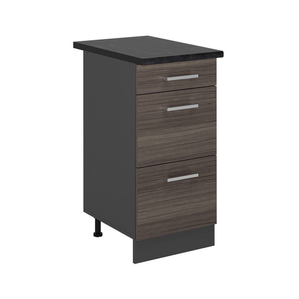 Vicco Unterschrank R-Line, Edelgrau/Anthrazit, 40 cm günstig online kaufen