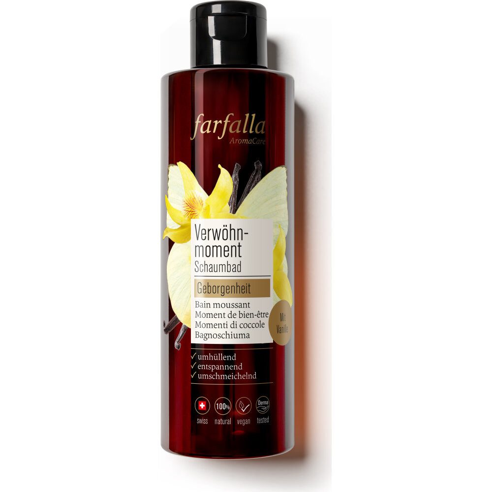 farfalla Badezusatz Schaumbad Verwöhnmoment Geborgenheit, 200 ml