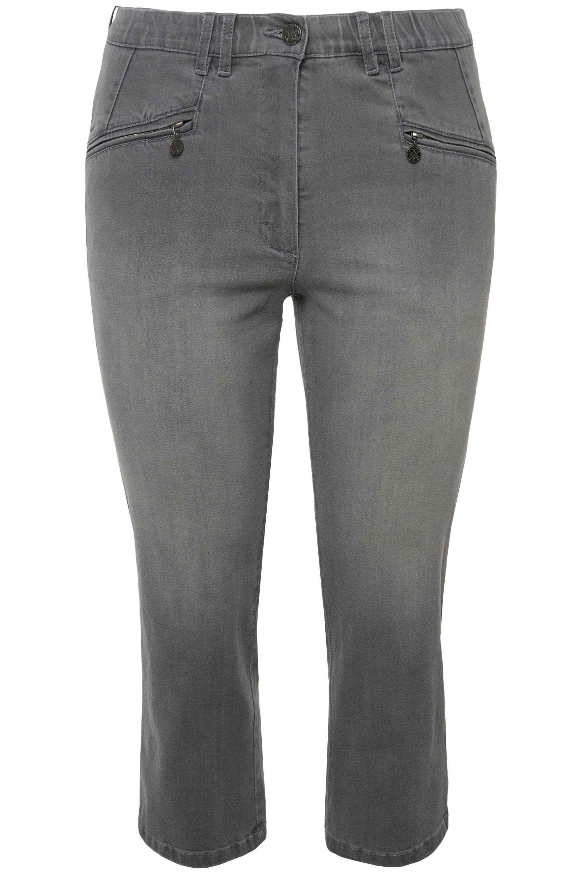 Ulla Popken 7/8-Hose 7/8-Jeans Mony Elastikbund günstig online kaufen