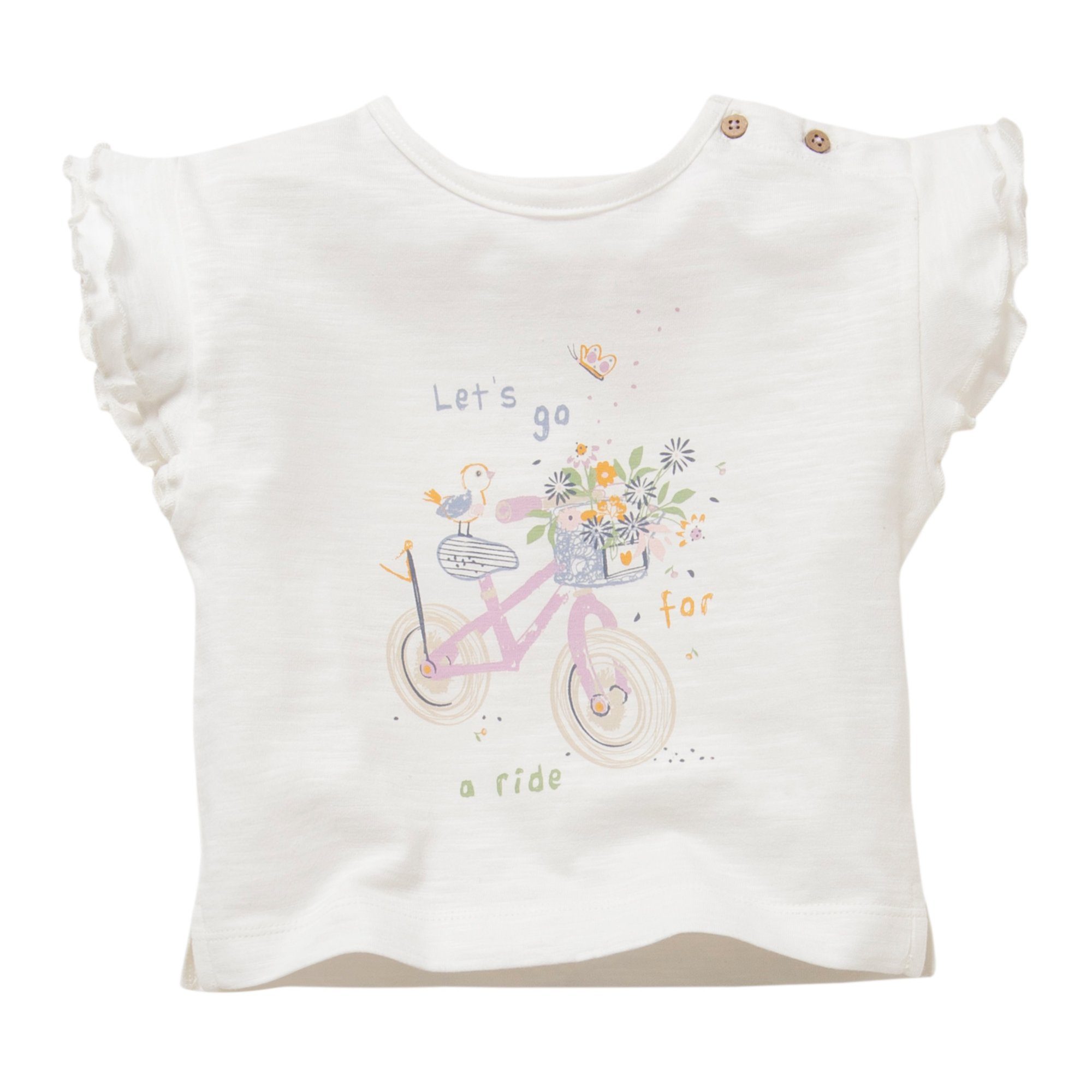 People Wear Organic Kurzarmshirt mit Flügelarmeln, günstig online kaufen
