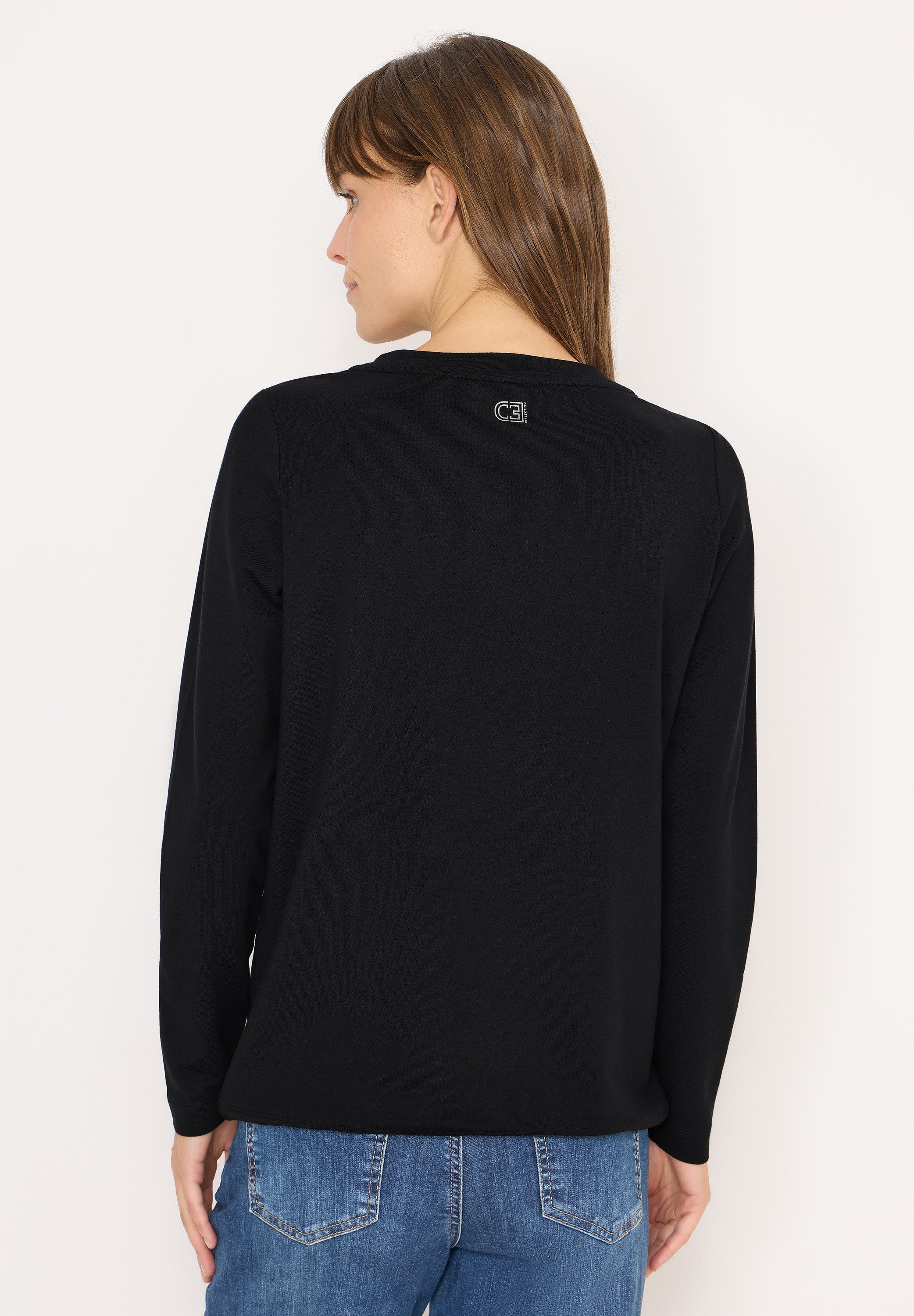 CECIL Langarmshirt im soften Baumwoll-Mix günstig online kaufen