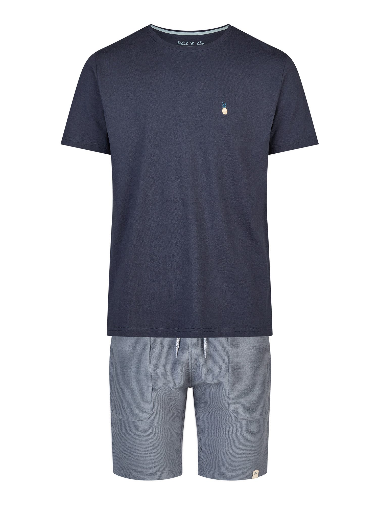 Phil & Co. Pyjama Shorty (2 tlg) Schlafmode Loungewear bequem kurzärmelig günstig online kaufen