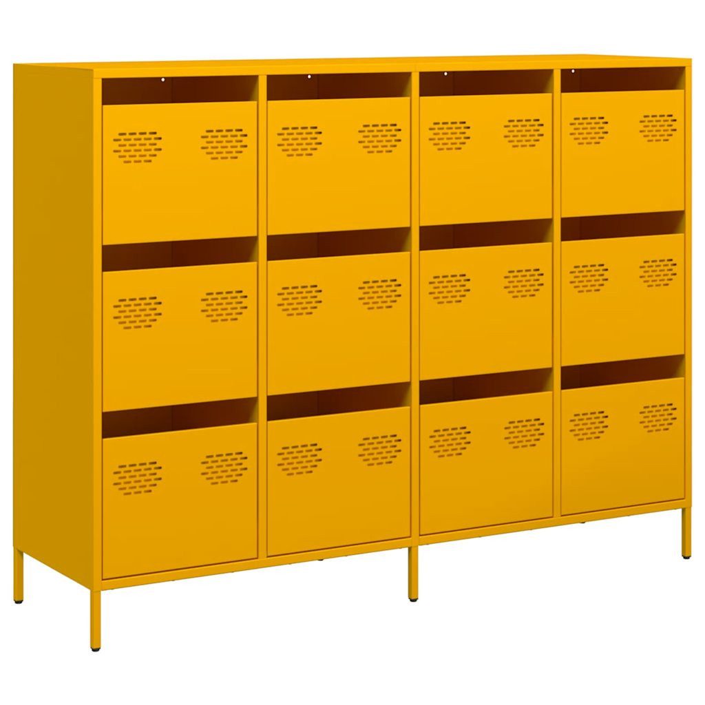 vidaXL Sideboard Sideboard Senfgelb 135x39x103,5 cm günstig online kaufen