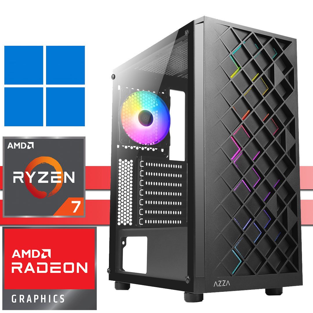 X-Entry Gaming Computer 5750G, 16GB RAM, 256GB NVMe + bis zu 4TB HDD Gaming-PC