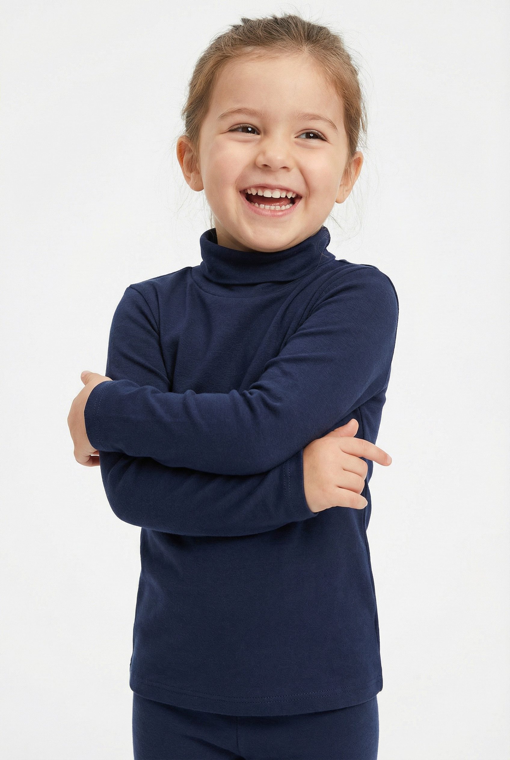 happy girls Rollkragenshirt in Basic-Form - perfekt als Unterziehshirt