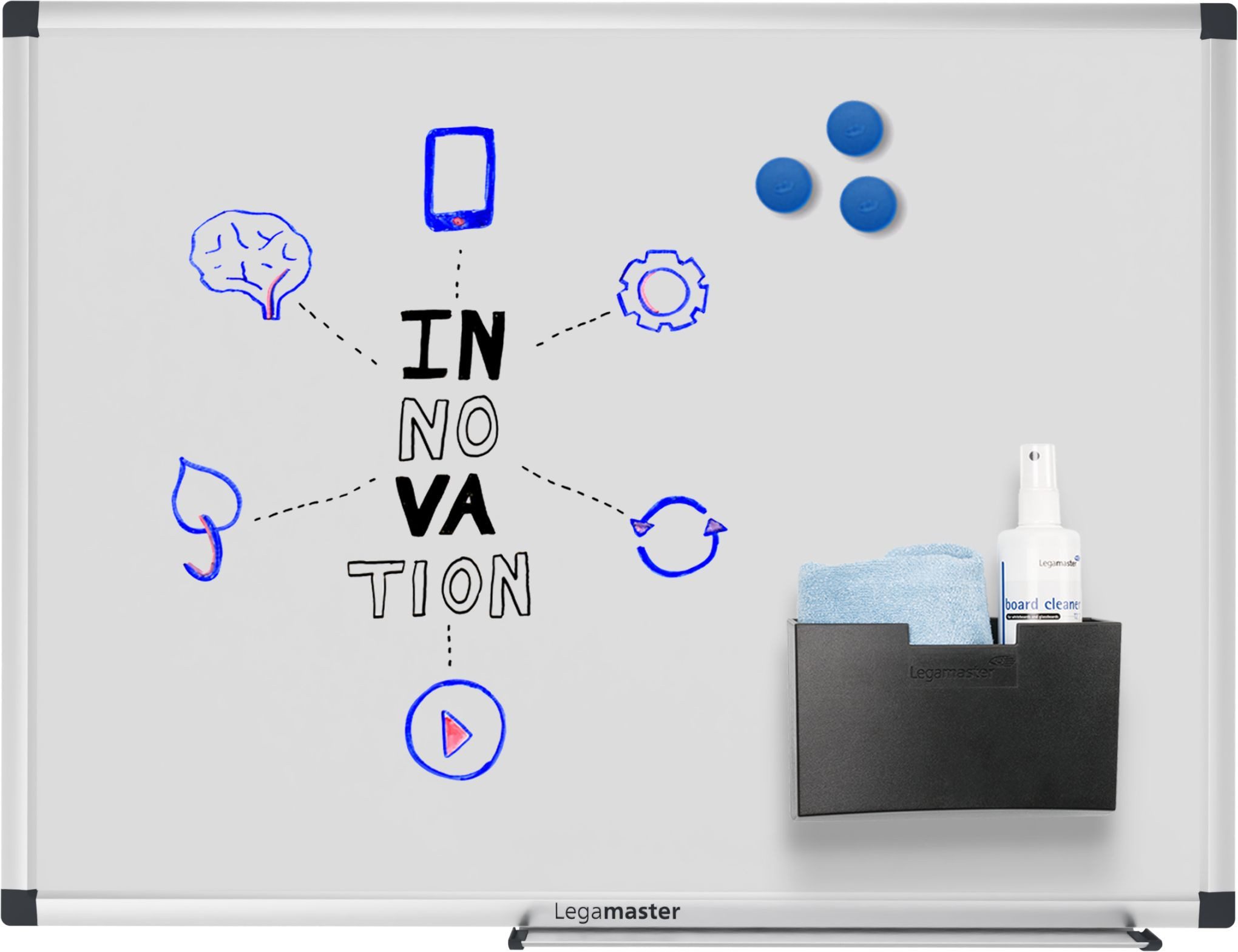 LEGAMASTER Magnettafel Whiteboard Unite 45x60cm