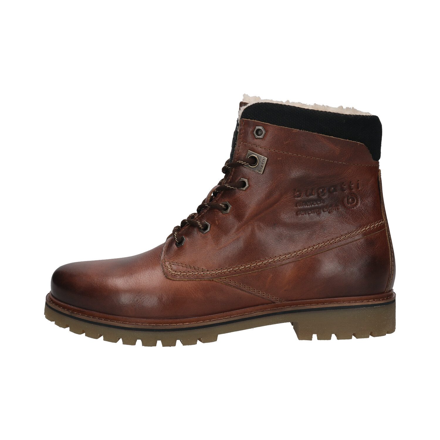 bugatti Herren Business Siefelette 321-AOQ50-1200-6000 brown Schnürschuh