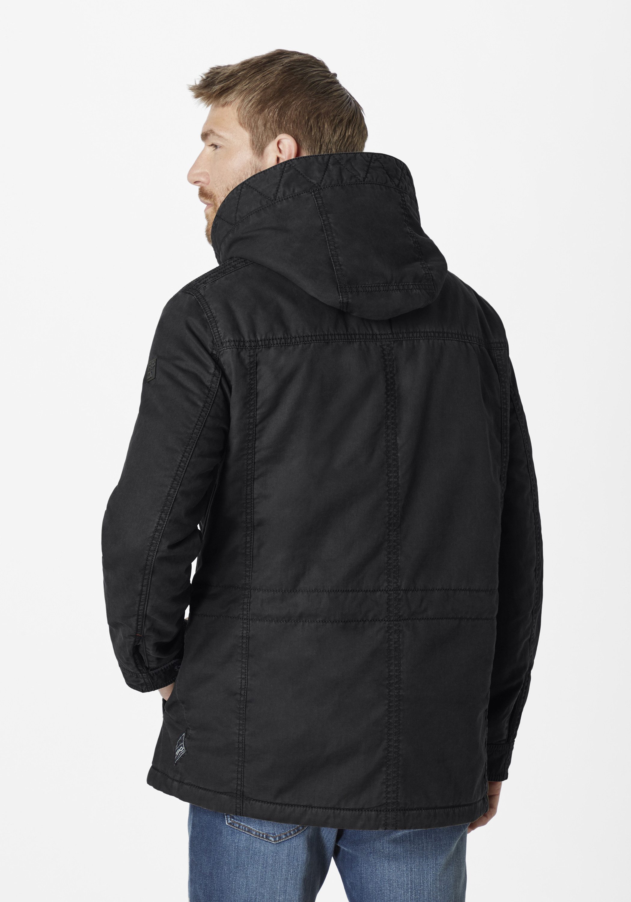 Redpoint Parka KORWIN Winterjacke aus Baumwolle mit abnehmbarer Kapuze