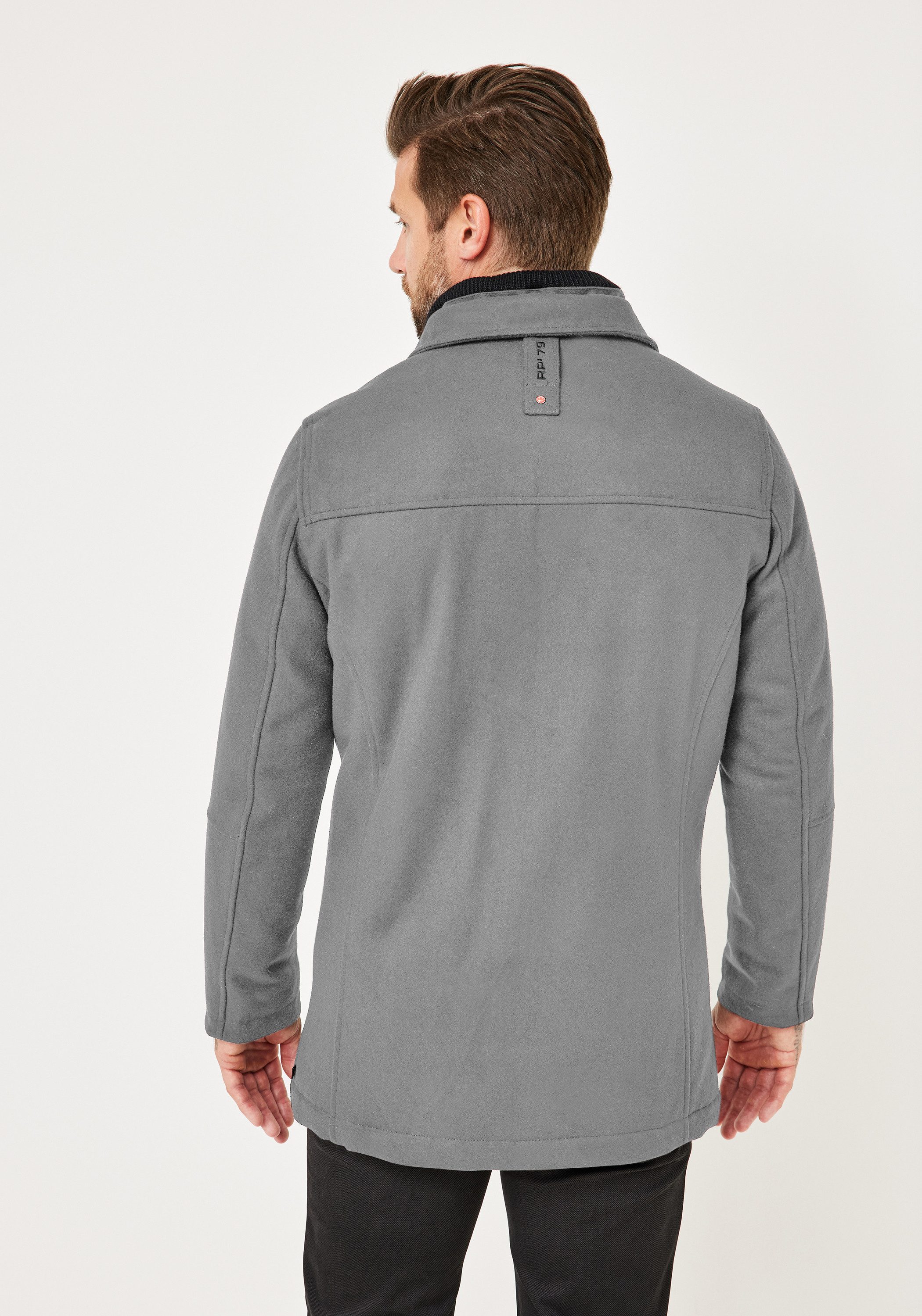Redpoint Winterjacke GILL Modern Fit Wool Blend Melange Wintermantel
