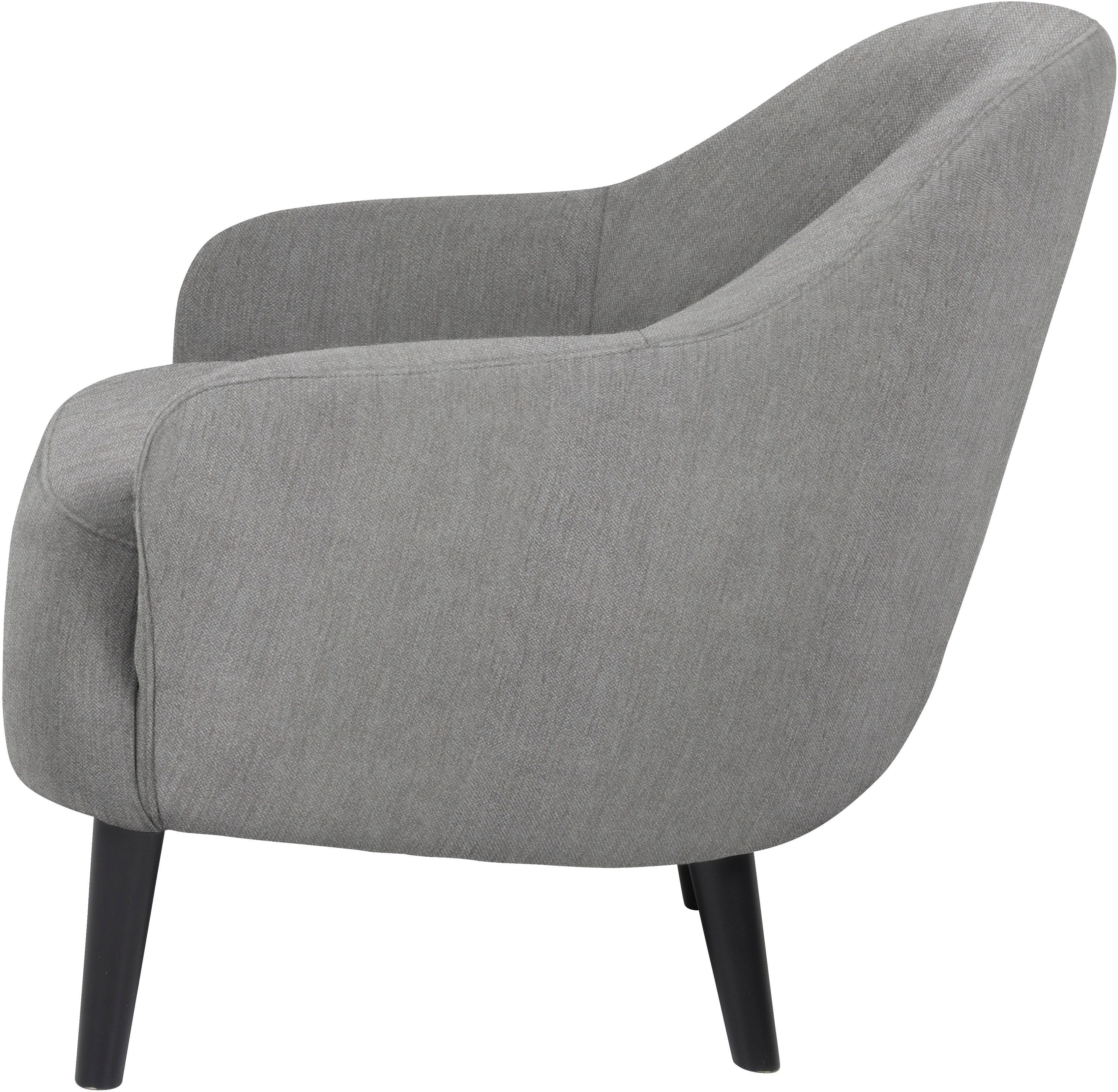 furninova Loungesessel mit Paloma, im Chromfuß, Design skandinavischen grey wahlweise light
