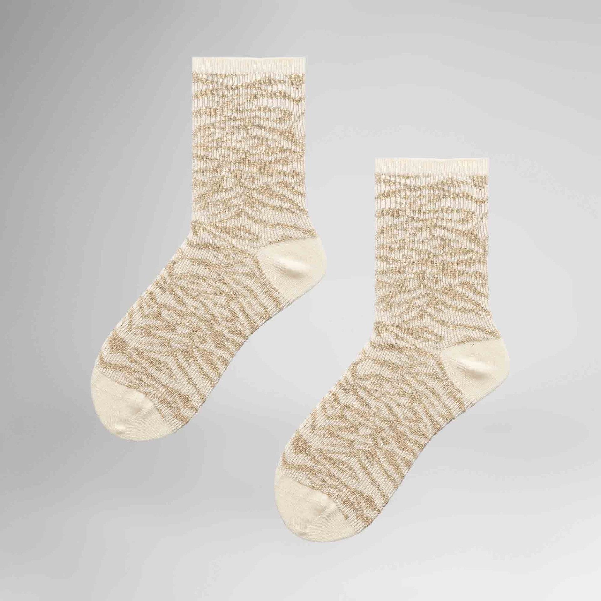 Hudson Basicsocken Playful Tiger (1-Paar) Socken mit schimmerndem Tigermuster