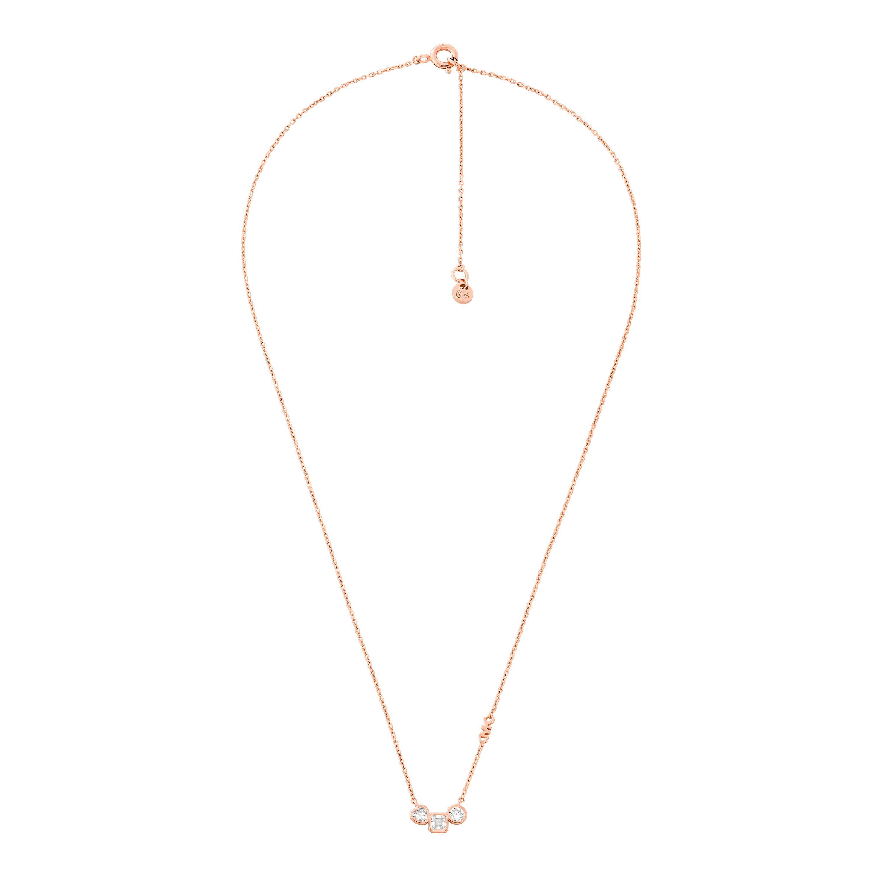 MICHAEL KORS Ohrring und Ketten Set Mulitpack Schmuck Silber 925 PREMIUM (Set, 3-tlg), mit Zirkonia (synth)