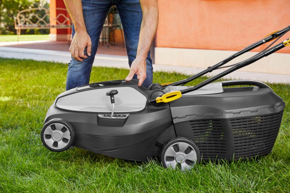 Alpina-Garden Akkurasenmäher AL 3820 Li, 38 cm Schnittbreite, (Set), inkl. 2x 4 Ah Akku und Ladegerät