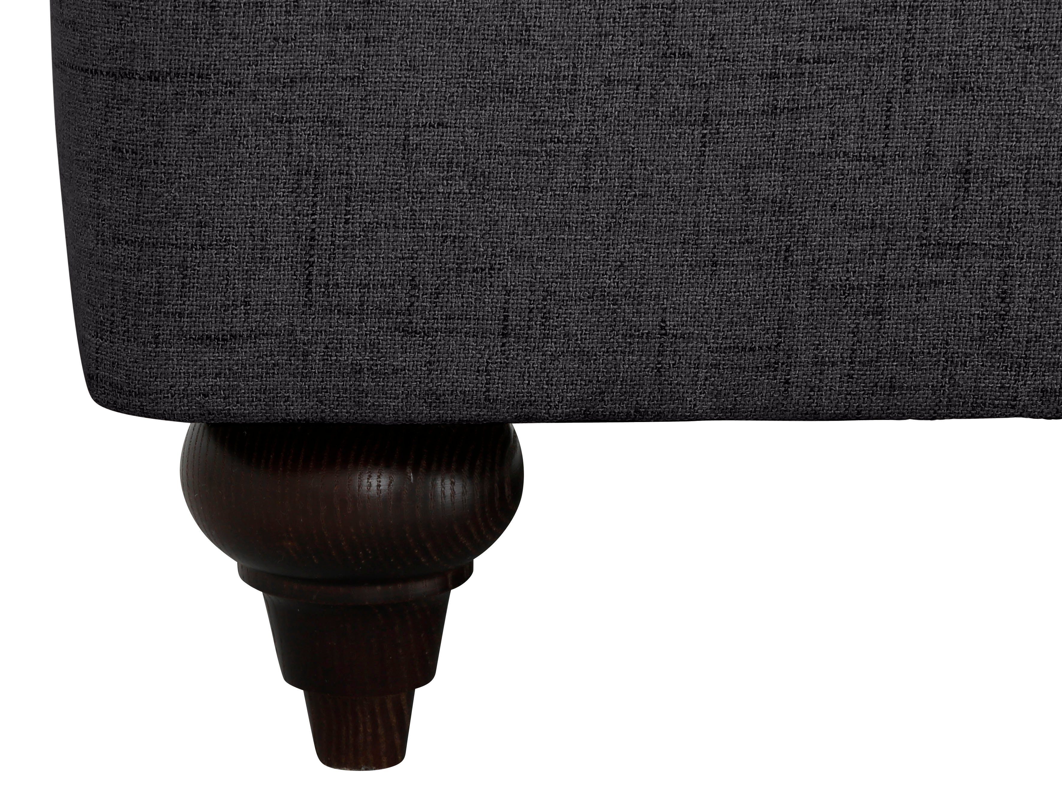 Bloomer, 3-Sitzer dark erhältlich Home mit brown hochwertigem affaire Farben Kaltschaum, verschiedenen in
