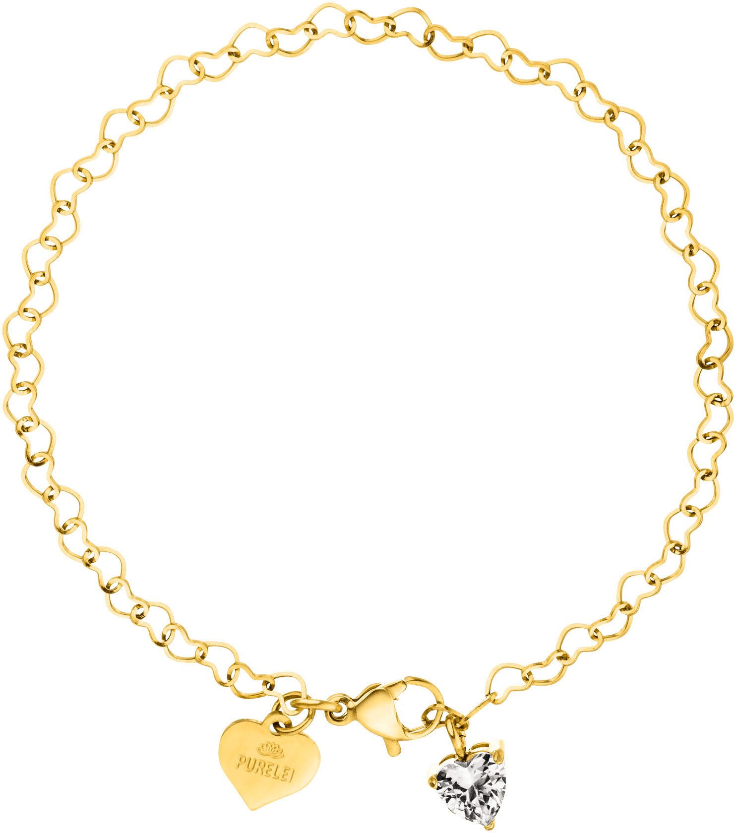 Purelei Armband Schmuck Geschenk Endless Love Herz, mit Zirkonia (synth)