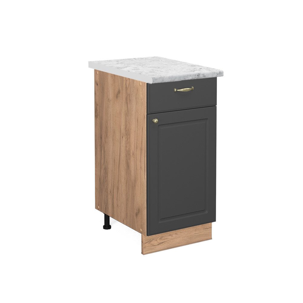 Vicco Unterschrank Fame-Line, Anthrazit-Gold/Goldkraft Eiche, 40 günstig online kaufen