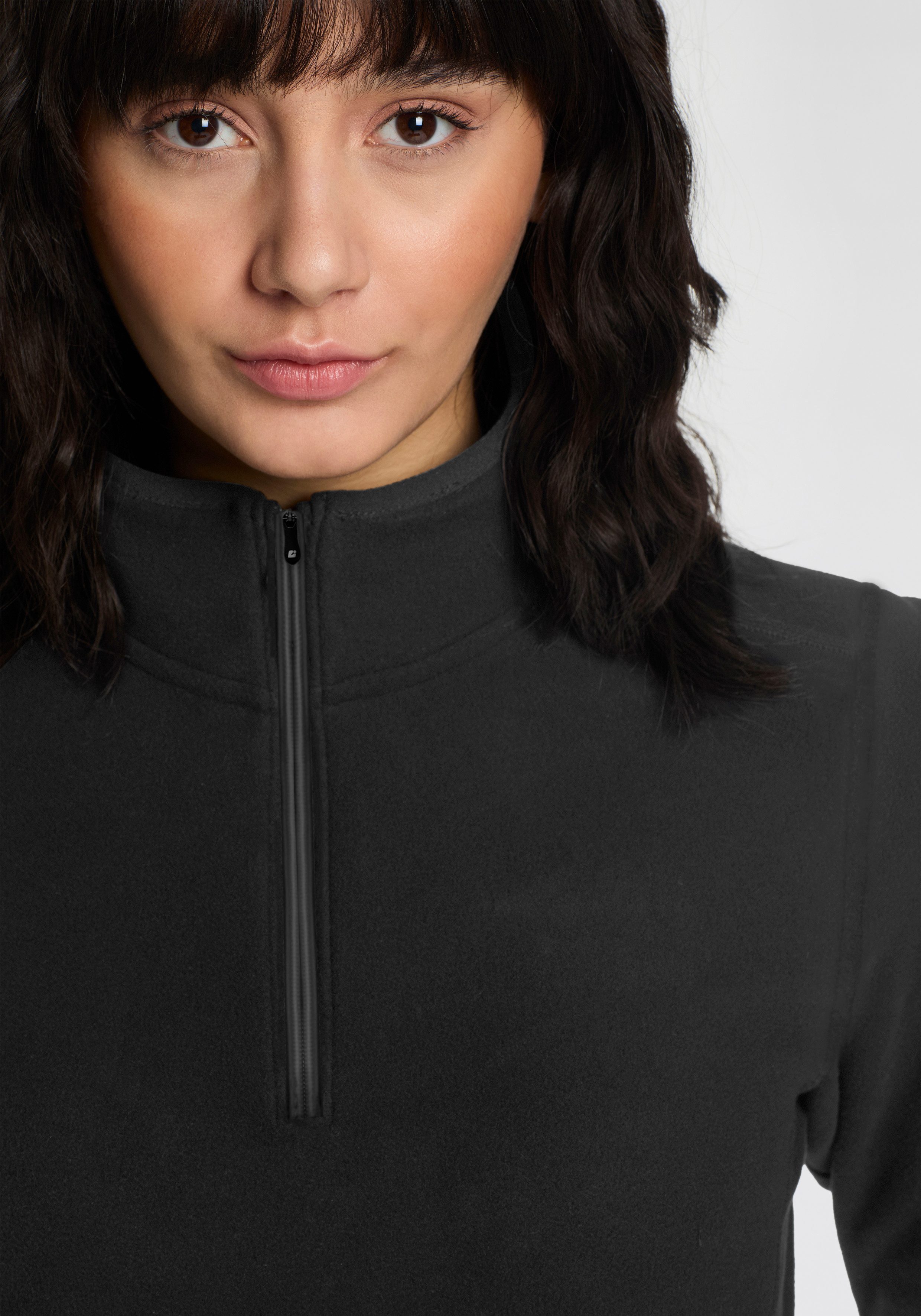 Killtec Fleeceshirt KSW 62 WMN FLC SHRT für Sportmode und Outdoormode, aus Polyester, pflegeleicht