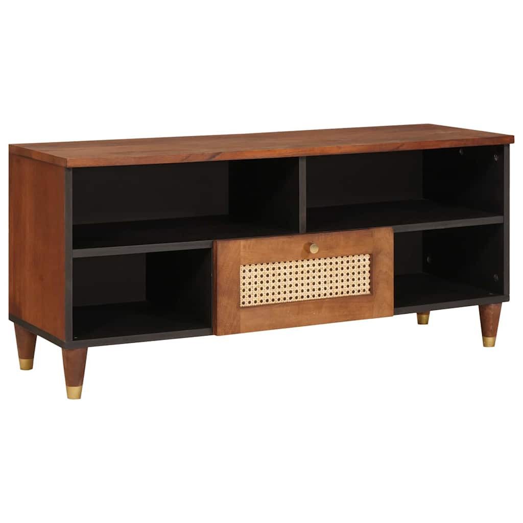 vidaXL Media-Regal Medienlagerung Schränke & Regale Braun 100 x 33.5 x 46 cm, 1-tlg.
