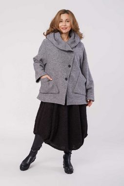 déjà vu Fashion Wolljacke Kosmo Jacke in A-Form aus 100% Wolle (1-St)