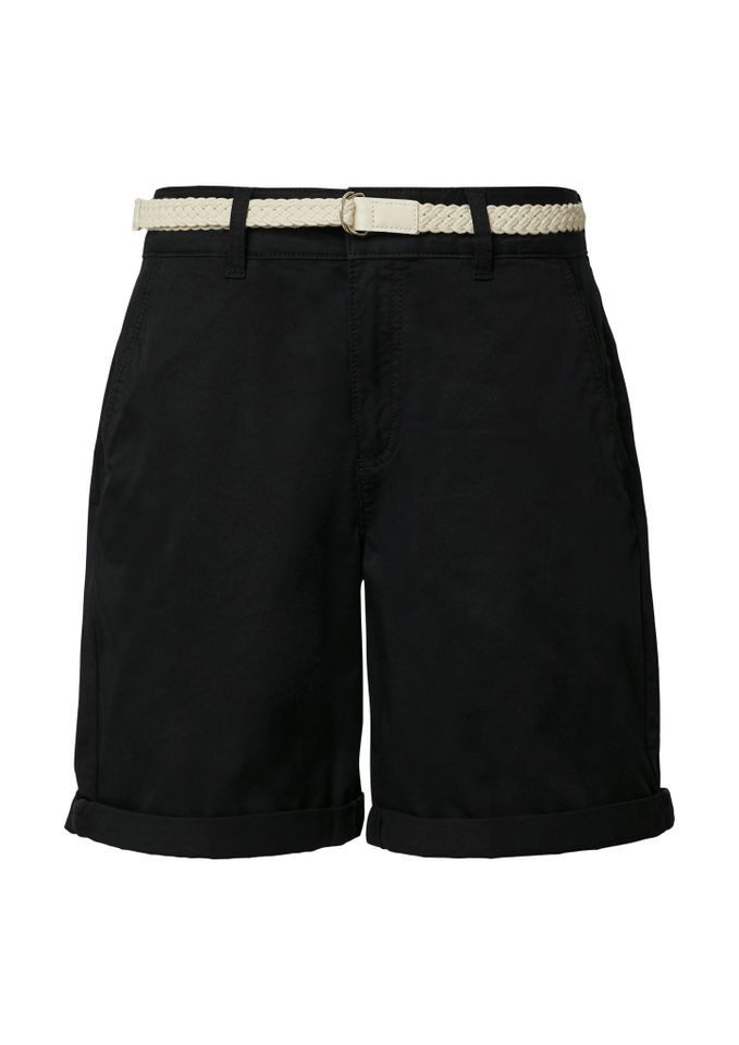 s.Oliver Chinoshorts, Sommerhose mit geflochtenem Gürtel günstig online kaufen