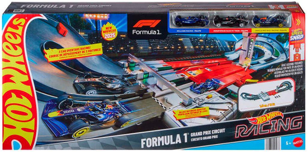 Hot Wheels Autorennbahn Hot Wheels Racing Formel 1 Grand Prix Rennstrecke