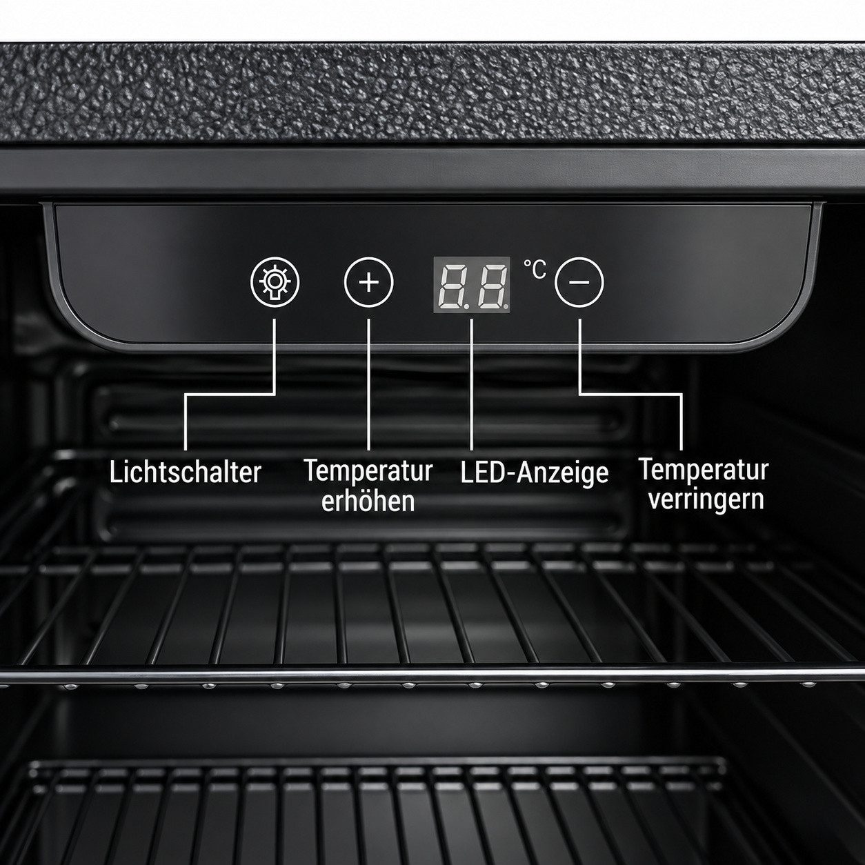 Freeze. Getränkekühlschrank fiftyB (JC-48), 57.5 cm hoch, 43 cm breit – Bild 4 von 5