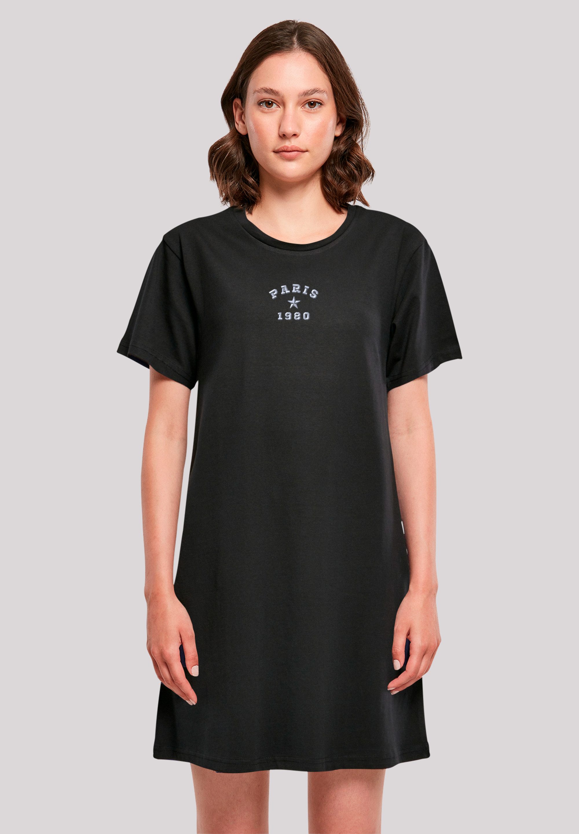 Shirtkleid Paris 1980 Bestickt